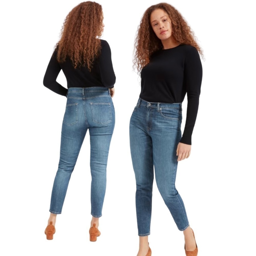 Everlane The Perfect High Rise Ankle Skinny Denim Jeans Women’s 28 - Picture 13 of 13